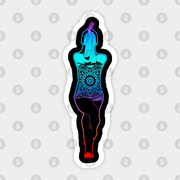 Yoga Teacher Sticker by Merchment